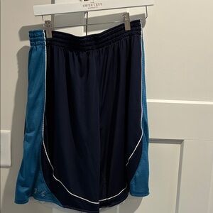Under Armor Reversible Navy and Blue Athletic Shorts